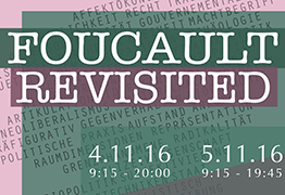 Plakat zur Tagung "Foucault Revisited"