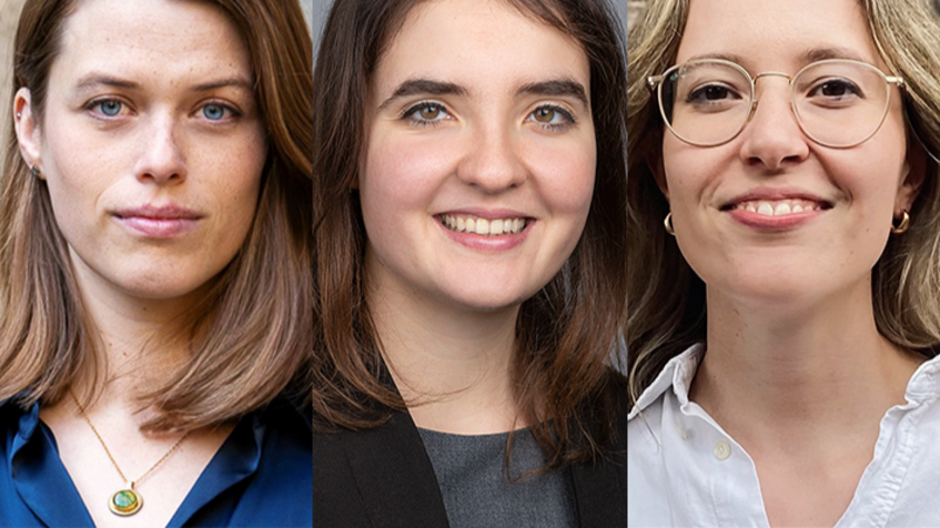 v.l.n.r.: Hannah Greber, Ina Tessnow-von Wysocki und Teresa Weikmann